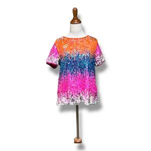 Anthropologie sequin top by Eva Franco Size S